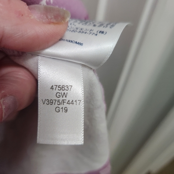 Lands End Womens L Petite Purple Floral Mock Turtleneck Long Sleeve Cotton Tee - Picture 4 of 7